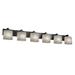 Justice Design Group Clouds 55 Inch 6 Light Bath Vanity Light - CLD-8926-15-DBRZ