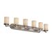 Justice Design Group Limoges 43 Inch 6 Light Bath Vanity Light - POR-8516-10-SAWT-NCKL