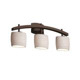 Justice Design Group Limoges 25 Inch 3 Light Bath Vanity Light - POR-8593-10-SAWT-CROM