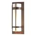 Hubbardton Forge Banded 25 Inch Tall Outdoor Wall Light - 305895-1021