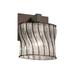 Justice Design Group Wire Glass 7 Inch Wall Sconce - WGL-8931-30-GRCB-CROM