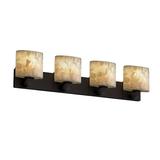 Justice Design Group Alabaster Rocks! 35 Inch 4 Light Bath Vanity Light - ALR-8924-15-CROM