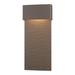 Hubbardton Forge Stratum 21 Inch Tall LED Outdoor Wall Light - 302632-1028