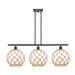 Innovations Lighting Bruno Marashlian Large Farmhouse Rope 36 Inch 3 Light Linear Suspension Light - 516-3I-AC-G121-10RB-LED