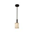 Justice Design Group LumenAria 4 Inch Mini Pendant - FAL-8445-15-MBLK-LED1-700