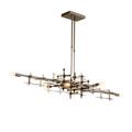 Hubbardton Forge Grid 53 Inch 6 Light Linear Suspension Light - 136385-1011