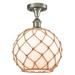 Innovations Lighting Bruno Marashlian Large Farmhouse Rope 10 Inch 1 Light Semi Flush Mount - 516-1C-BB-G122-10RW-LED