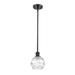 Innovations Lighting Bruno Marashlian Small Deco Swirl 6 Inch Mini Pendant - 516-1S-BK-G1213-6-LED