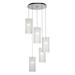 Hammerton Studio Textured Glass 19 Inch 5 Light Multi Light Pendant - CHB0044-05-GB-FS-C01-E2