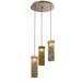 Hammerton Studio Parallel 16 Inch 3 Light LED Multi Light Pendant - CHB0042-03-HB-CG-C01-L1