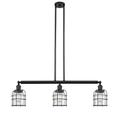 Innovations Lighting Bruno Marashlian Small Bell Cage 38 Inch 3 Light Linear Suspension Light - 213-BAB-G54-CE