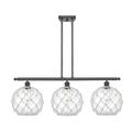 Innovations Lighting Bruno Marashlian Large Farmhouse Rope 36 Inch 3 Light Linear Suspension Light - 516-3I-PN-G121-10RW