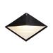 Justice Design Group Ambiance Collection 8 Inch Tall 1 Light LED Outdoor Wall Light - CER-5600W-MAT