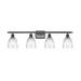 Innovations Lighting Bruno Marashlian Brookfield 36 Inch 4 Light Bath Vanity Light - 516-4W-BK-G441-LED