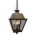 Arroyo Craftsman Inverness 10 Inch Mini Pendant - INH-10GRRM-BK