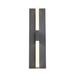 Visual Comfort Modern Collection Lyft 18 Inch Tall LED Outdoor Wall Light - 700OWLYT82718DHUNVSSP