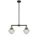 Innovations Lighting Bruno Marashlian Small Oxford 24 Inch 2 Light Linear Suspension Light - 209-SG-G534-LED