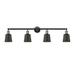 Innovations Lighting Bruno Marashlian Addison 42 Inch 4 Light Bath Vanity Light - 215-BK-M9-BK