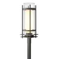 Hubbardton Forge Banded 22 Inch Tall Outdoor Post Lamp - 345897-1001