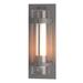 Hubbardton Forge Banded 25 Inch Tall Outdoor Wall Light - 305899-1006