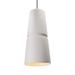 Justice Design Group Radiance 8 Inch Mini Pendant - CER-6435-CRB-DBRZ-WTCD-120E-LED-10W