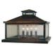 Arroyo Craftsman Canterbury 15 Inch Tall 4 Light Outdoor Pier Lamp - CAC-19AM-BZ