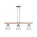 Innovations Lighting Bruno Marashlian Small Cone 36 Inch 3 Light Linear Suspension Light - 916-3I-WPC-G62