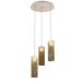 Hammerton Studio Parallel 16 Inch 3 Light LED Multi Light Pendant - CHB0042-03-SN-CG-C01-L3