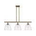 Innovations Lighting Bruno Marashlian Ballston Dome 36 Inch 3 Light Linear Suspension Light - 516-3I-BB-GBD-92-LED