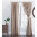 Eastern Accents Pershing Solid Semi-Sheer Rod Pocket Single Curtain Panel Polyester in Brown | 84 H in | Wayfair 7V8-CUA-220-RP