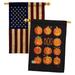 Breeze Decor Pumpkins Boo 2-Sided Polyester 40 x 28 in. House Flag in Black/Orange | 40 H x 28 W in | Wayfair BD-HO-HP-112071-IP-BOAA-D-US18-AM