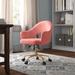 Willa Arlo™ Interiors Rhoads Task Chair Upholstered, Polyester in Pink | 30.91 H x 23.23 W x 23.23 D in | Wayfair 3CF02ED7E5D24A35AD7626AFE479C8B7