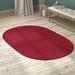 White 24 x 0.5 in Area Rug - August Grove® Smyth Hand Braided Red Area Rug Polypropylene | 24 W x 0.5 D in | Wayfair