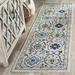 Blue/White 26 x 0.37 in Area Rug - Charlton Home® Osakis Floral Ivory/Blue Area Rug, Polypropylene | 26 W x 0.37 D in | Wayfair ANDO7157 43522861