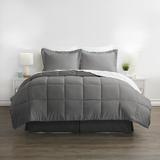 Andover Mills™ Mirabal Microfiber Complete Bedding Set Polyester/Polyfill/Microfiber in Gray | Queen Comforter + 7 Additional Pieces | Wayfair