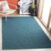 Green 96 x 0.2 in Indoor Area Rug - Ebern Designs Kilim Handmade Hand-Loomed DARK Area Rug Cotton/Wool | 96 W x 0.2 D in | Wayfair