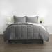 Andover Mills™ Mirabal Microfiber Complete Bedding Set Polyester/Polyfill/Microfiber in Gray | Twin Comforter + 5 Additional Pieces | Wayfair