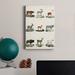 August Grove® Antique Animal Chart I Premium Gallery Wrapped Canvas - Ready To Hang Canvas, Solid Wood in White | 36 H x 24 W x 1 D in | Wayfair