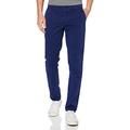 BOSS Mens Schino-Slim D Slim-fit Chinos in Brushed Stretch Cotton Dark Blue