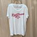 Levi's Tops | Levi’s White Logo Tee Shirt | Color: Red/White | Size: M