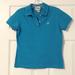 Lilly Pulitzer Tops | 2/$20 Lilly Pulitzer Vintage Aqua Stretch Polo Shirt S | Color: Blue | Size: S