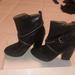 Michael Kors Shoes | Michael Kors Leather Boots Size 71/2 | Color: Black/Silver | Size: 7.5