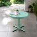 Crosley Retro Metal Side Table In Aqua