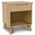 Copeland Furniture Linn 1 Drawer Nightstand - 2-LNN-10-07