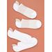 Anthropologie Accessories | Anthropologie X Lemon No-Show Sock Set- Neutral | Color: Tan/White | Size: Os
