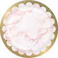 Creative Converting Heavy Weight Paper Disposable Dinner Plate in Pink | Wayfair DTC353960DPLT