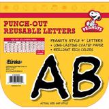 Eureka® Peanuts Black Deco Letter in Black/Red/Yellow | 9.88 H x 9 W x 0.75 D in | Wayfair EU-845065-3