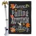 Ornament Collection Thanksgiving 2-Sided Polyester 40 x 28 in. Flag Set in Black/Orange/White | 40 H x 28 W in | Wayfair