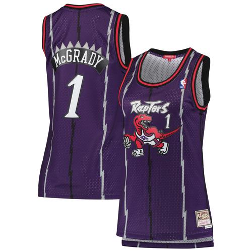 Lila Mitchell & Ness Tracy McGrady Toronto Raptors 1998/99 Hardwood Classics Swingman-Trikot für Damen