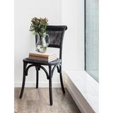 CHURCHILL DINING CHAIR ANTIQUE BLACK-M2 - Moe's Home Collection FG-1001-02